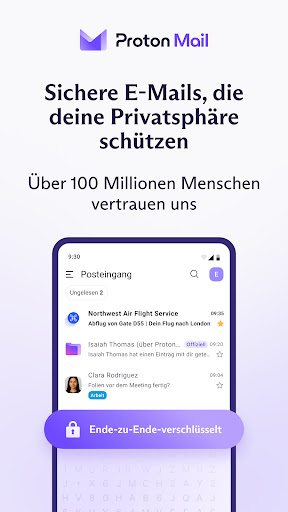 Proton Mail: sichere E-Mails Screenshot
