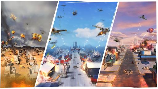 Captura de pantalla de Sky Defense: War Duty