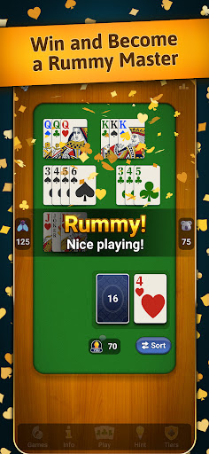 Captura de pantalla de Rummy - Classic Card Game