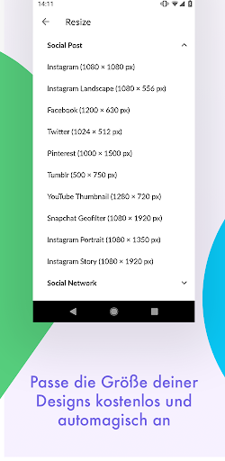Desygner: Grafik-Design Editor Screenshot