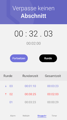 Wecker Screenshot
