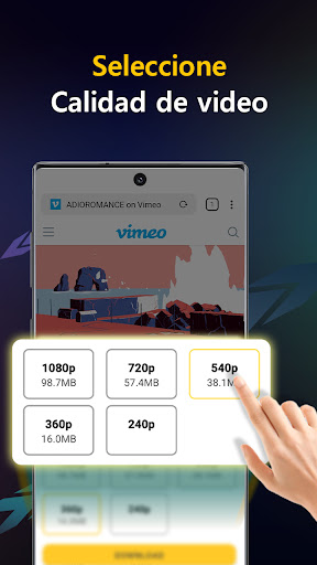 Captura de pantalla de Descargador de vídeos HD