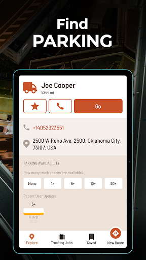 Captura de pantalla de Hammer: Truck GPS & Maps