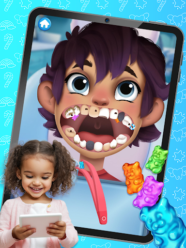 Captura de pantalla de Juegos de dentista para niños