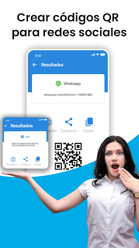 Captura de pantalla de Lector QR:escáner código barra