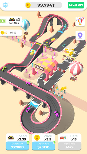 Captura de pantalla de Idle Racing Tycoon-Car Games