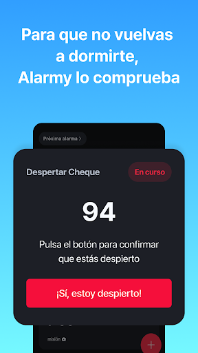 Captura de pantalla de Alarmy - Alarma Fuerte y Reloj