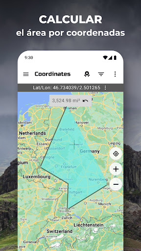 Captura de pantalla de Mapa de coordenadas GPS