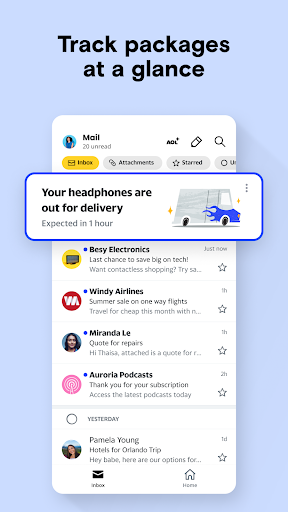 Captura de pantalla de AOL: Email News Weather
