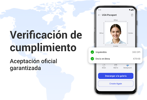 Captura de pantalla de Creador de Fotos de Pasaporte