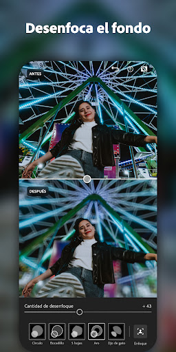 Captura de pantalla de Lightroom: edita fotos y video