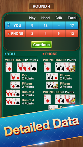 Captura de pantalla de Cribbage - Card Game