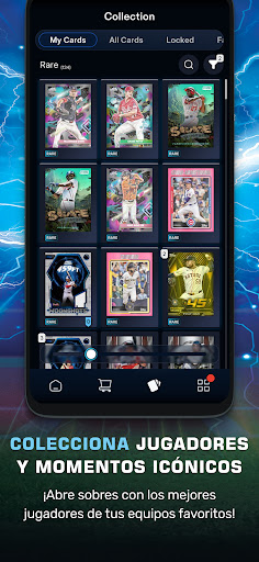 Captura de pantalla de Topps® BUNT® MLB Card Trader