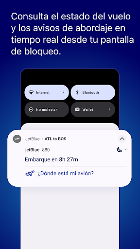 Captura de pantalla de JetBlue - Reserva viajes