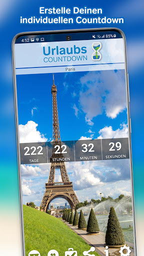 Urlaubs-Countdown Screenshot