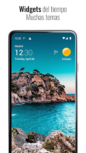 Captura de pantalla de Reloj transparente tiempo Pro