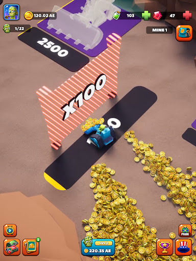 Captura de pantalla de Idle Zombie Miner: Gold Tycoon