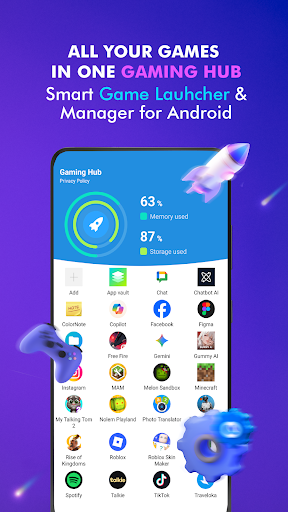 GAxHub Launcher - Game Manager screenshot