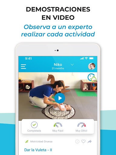 Captura de pantalla de BabySparks - Actividades y Log