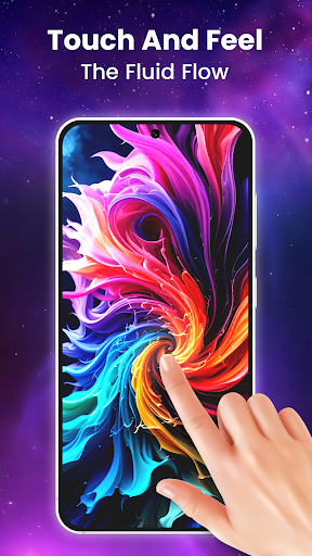 Fluid Magic: 3D Live Wallpaper screenshot