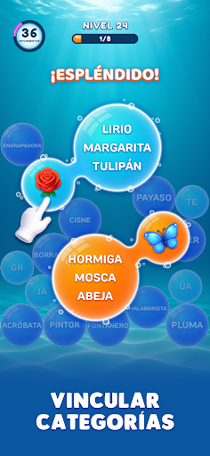 Captura de pantalla de Bubble Word Jam