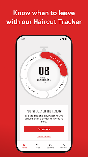 Captura de pantalla de Sport Clips Haircuts Check-In