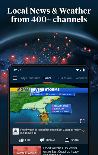 Captura de pantalla de Haystack TV News
