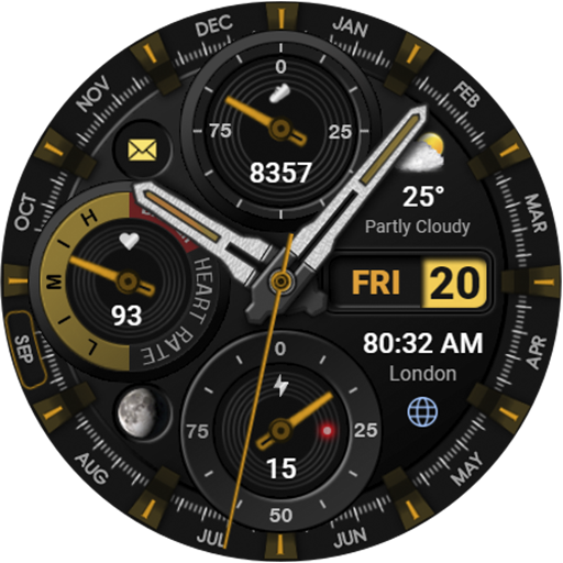 Captura de pantalla de WFP 339 Ultra watch face