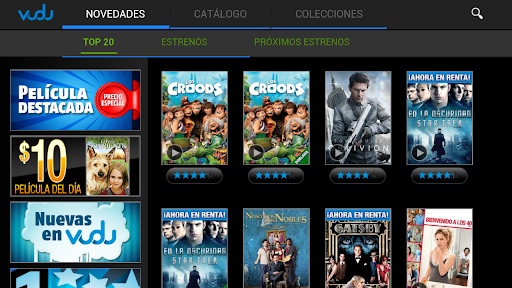 Captura de pantalla de VUDU - Películas HDX
