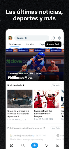 Captura de pantalla de X (Anteriormente Twitter)