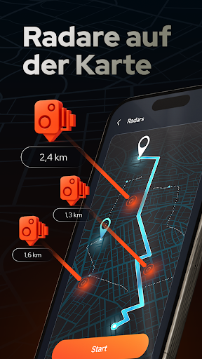 Radar, GPS & Tachometer Screenshot