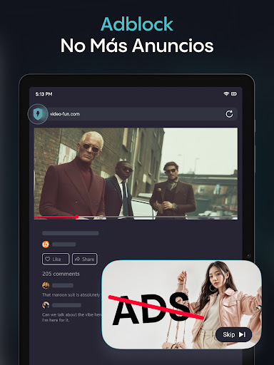 Captura de pantalla de Aloha Navegador Privado - VPN
