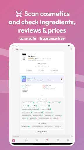 Captura de pantalla de FeelinMySkin Skincare Routine