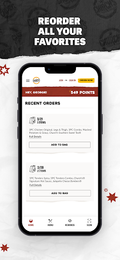 Captura de pantalla de Church's Texas Chicken®