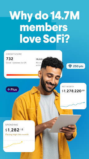 Captura de pantalla de SoFi: Bank, Investing & Crypto