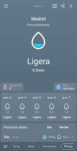 Captura de pantalla de El Tiempo y Clima: Weather Sky
