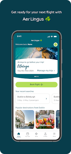 Captura de pantalla de Aer Lingus App