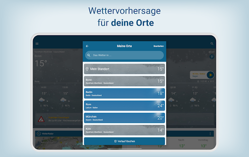 Wetter Online - RegenRadar Screenshot