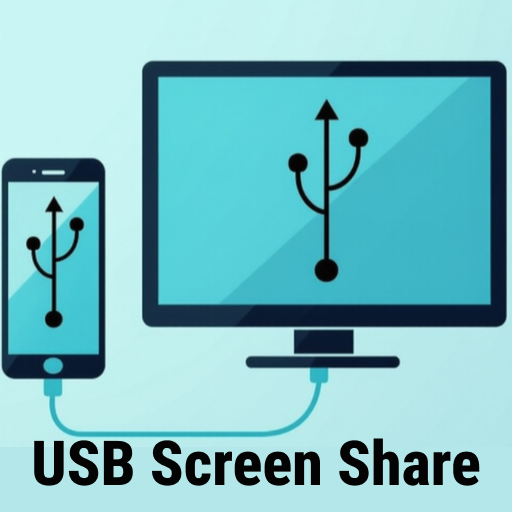 Bildschirm spiegeln-USB & WLAN-Symbol
