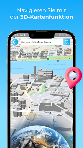 GPS-Erdsatellitenkarten Screenshot