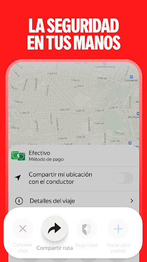 Captura de pantalla de Yango - viajes y envíos