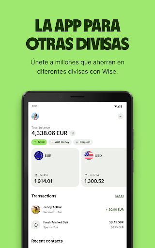 Captura de pantalla de Wise