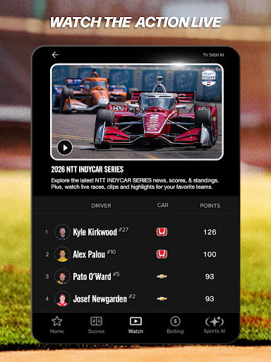 Captura de pantalla de FOX Sports: Watch Live Games