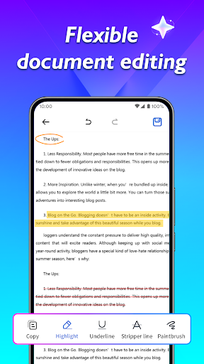 Captura de pantalla de Document Reader App