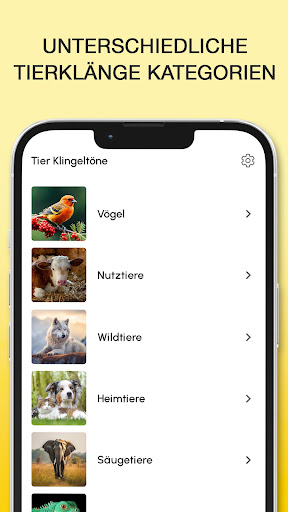 Tier Klingeltöne und Klänge Screenshot