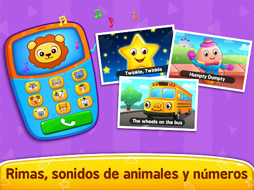 Captura de pantalla de Juegos bebé: piano y teléfono