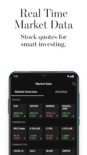 The Wall Street Journal. News screenshot