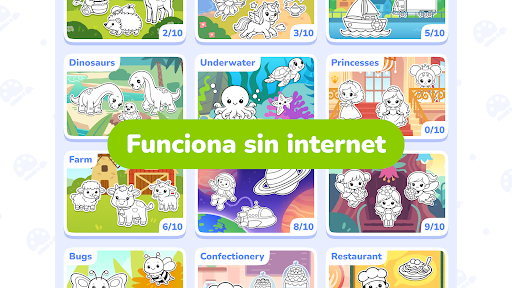 Captura de pantalla de Bumi Lumi: Colorear Bebés 2-4