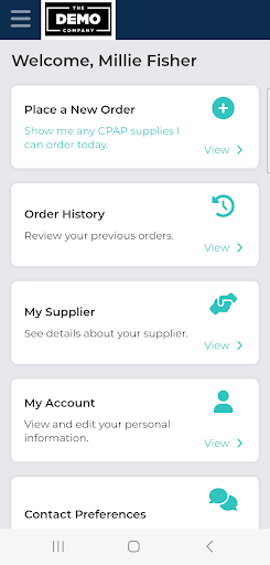 Captura de pantalla de SNAP Resupply