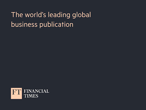 Captura de pantalla de Financial Times: Business News